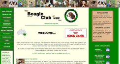 Desktop Screenshot of beagleclubnsw.org.au