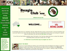 Tablet Screenshot of beagleclubnsw.org.au
